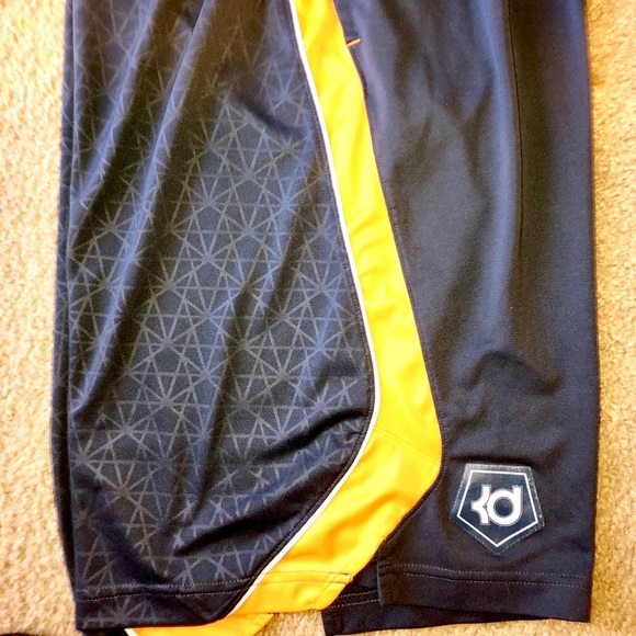🔥🚹Lg Nike KD BBall Shorts,Blue/Orange, FLAWLESS! - Picture 2 of 8